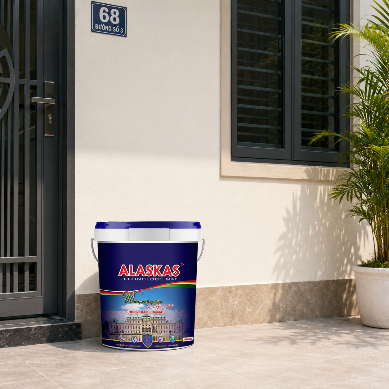 ALASKAS Waterproofing Color – Sơn Ngoại Thất Chống Thấm (ASP6603)