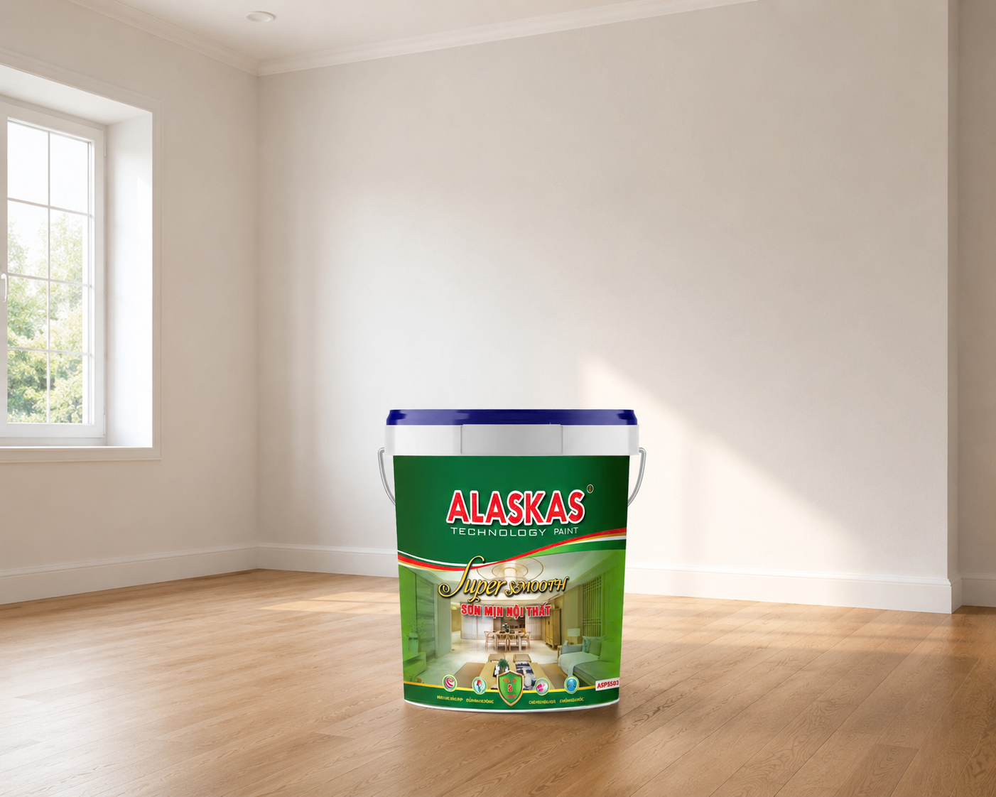 So sánh trước và sau khi sơn ALASKAS
